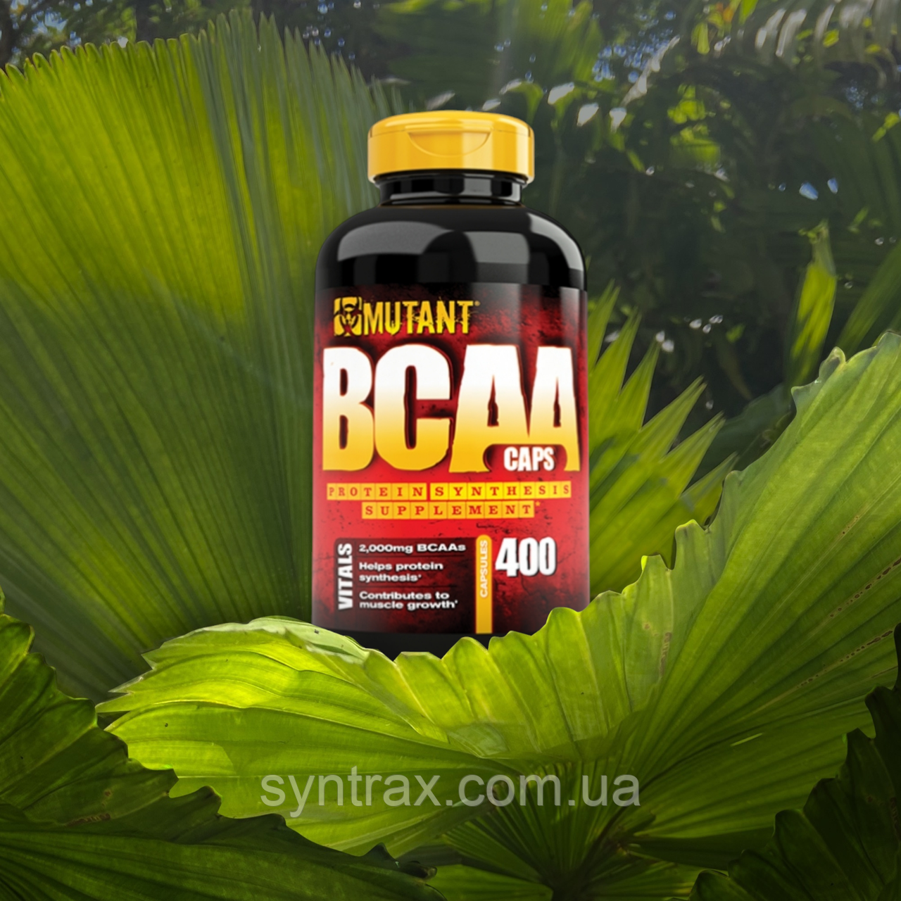 Дата до 1/25 Mutant Bcaa 400 caps, бцаа амінокислоти