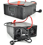 ДБЖ з правильною синусоїдою Ritar RTSWrl-1000VA (600Вт) LCD 10/20A 12В, фото 4