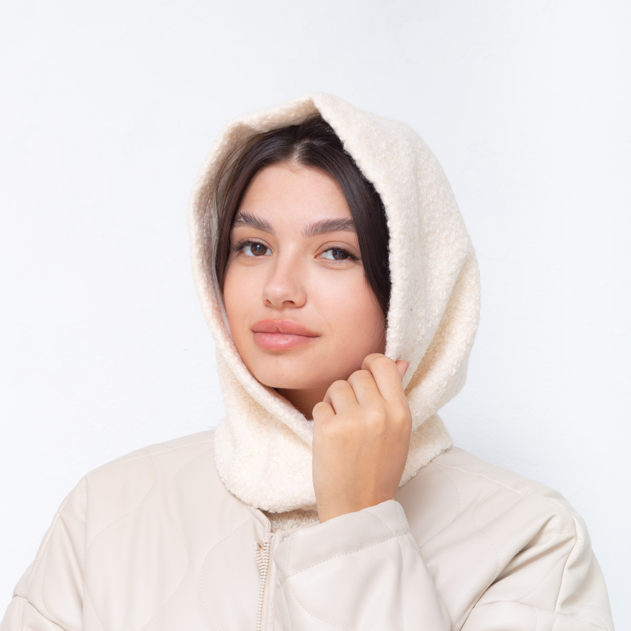 Капор La Visio  (букле) 396-094 молочний