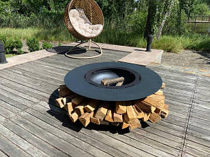 Садовий стіл мангал – барбекю для альтанки від Thermowood Production