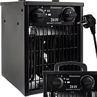 ЕЛЕКТРИЧНИЙ ОБОГРІВАЛЬНИЙ З ВЕНТИЛЯТОРОМ І ТЕРМОСТАТОМ 3 КВТ KAMINER (24361), фото 2