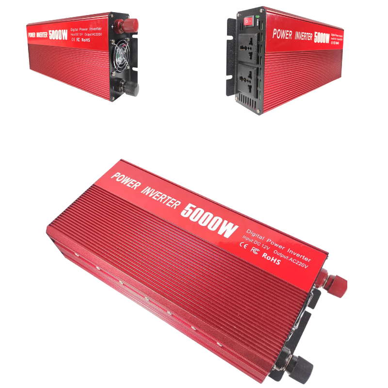 Інвертор 12 220 5000W Power перетворювач з 12 на 220 вольт для дому ...