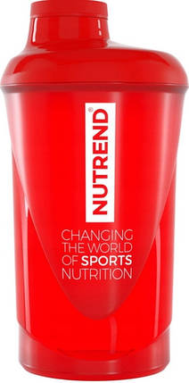 Шейкер Shaker Nutrend 600 ml червоний, фото 1