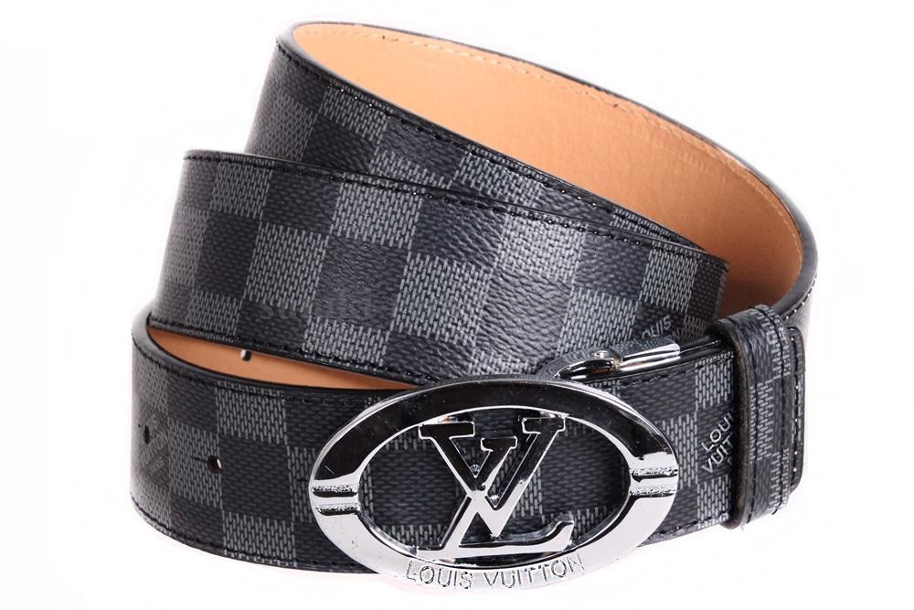 Жіночий ремінь зі штучної шкіри HL5708 сірий, фото 1