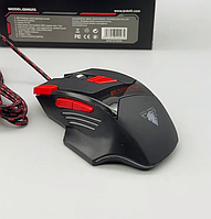 💙Ігрова мишка для геймерів Миша USB JEDEL GM625 з підсвіткою Чорна