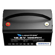 Акумулятор Louitton LiFePO4 12V/100AH (1280W*h) літій-залізо-фосфатний акумулятор для ДБЖ (UPS), фото 5