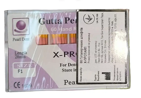 Штифти гутаперчеві для Протейпер 60 шт. Protaper Pearl Dent