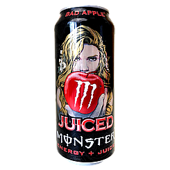 Енергетик бед епл Монстер Monster bad apple 500ml 24шт/ящ (Код: 00-00016854)