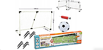 Розкладні дитячі футбольні ворота 2в1 180х120см або 92х65см, фото 2