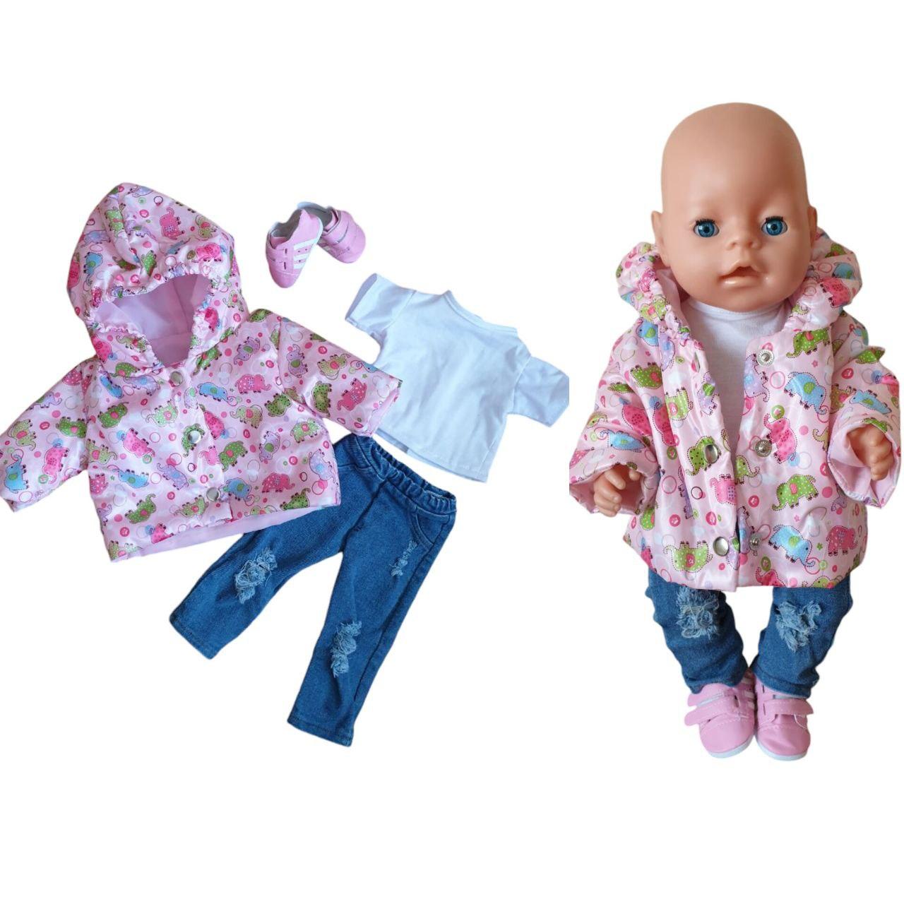 Одяг для ляльки Бебі Борн / Baby Born 40-43 см великий Набір із взуттям 8891, фото 1