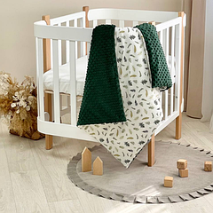 Плед-конверт з ковдрою на Minky Ялина (сатин)