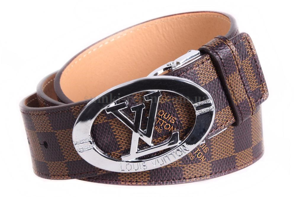 Жіночий ремінь зі штучної шкіри HL5729 коричневий, фото 1