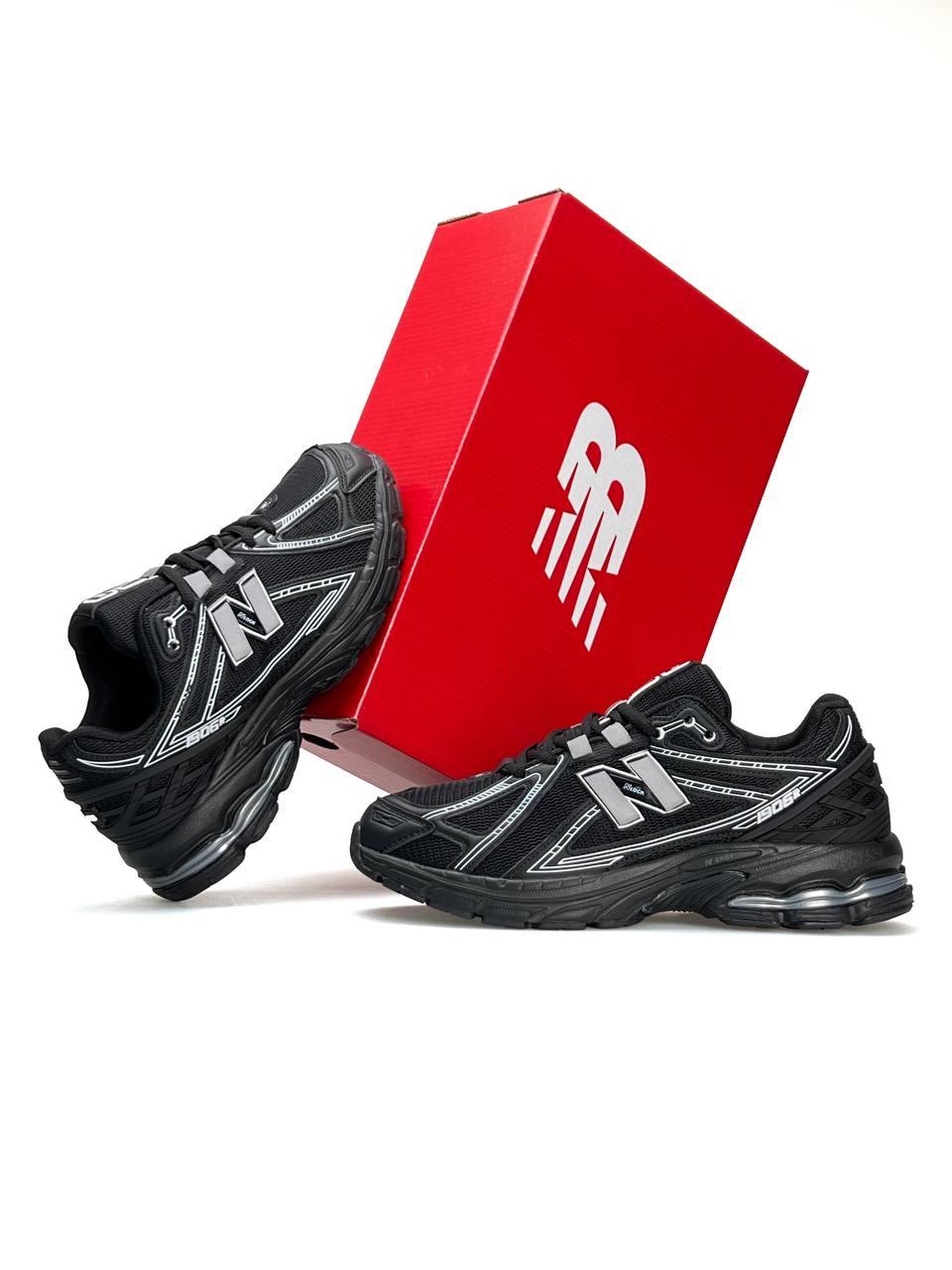 Чоловічі кросівки шкіра текстиль New Balance 1906R Black Grey, кеди Нью Беланс чорні весни літо. Чоловіче взуття