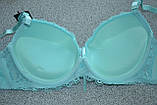 Бюстгальтер Adjani павлінове забарвлення чашка B Бірюзовий, фото 4