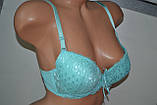 Бюстгальтер Adjani павлінове забарвлення чашка B Бірюзовий, фото 2