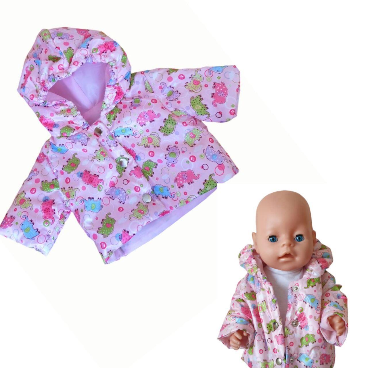 Одяг для ляльки Бебі Борн / Baby Born 40 - 43 см куртка рожева 125