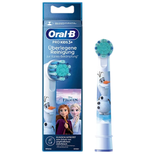 Насадка для електричної зубної щітки Oral-B Kids Extra Soft EB10S Pro Frozen-Olaf (Крижане серце-Олаф) White (1 шт.)