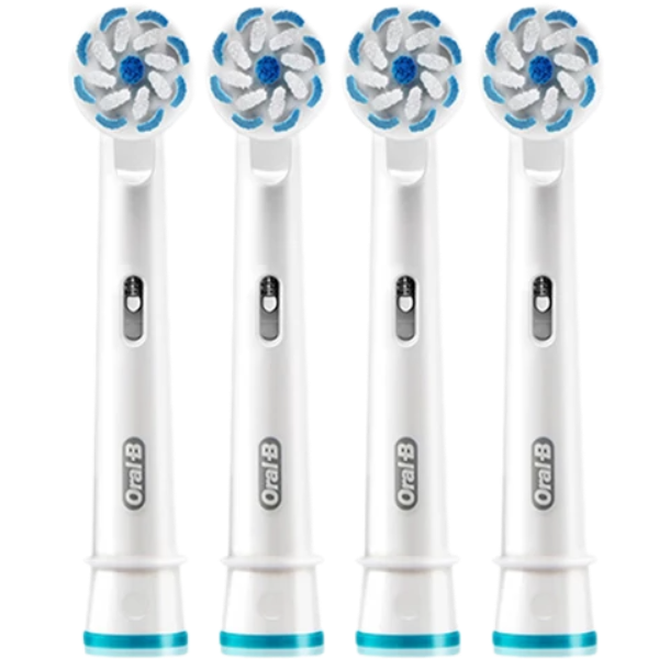 Насадка для електричної зубної щітки Oral-B EB60 Sensitive Clean White (4 шт.)