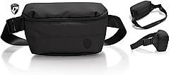 Сумка поясна бананка жіноча Heys Puffer Mini Waist Bag Black (30128-0001-00) 930929 водостійкий поліестер