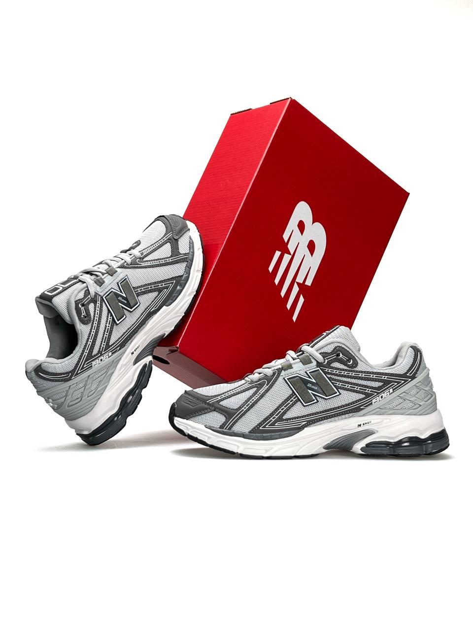 Чоловічі кросівки шкіра текстиль New Balance 1906R Grey White, кеди чоловічі Нью Беланс сірі. Чоловіче взуття