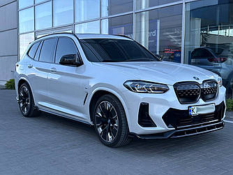 Сплітер BMW iX3 G08 тюнінг обвіс губа спідниця дифузор