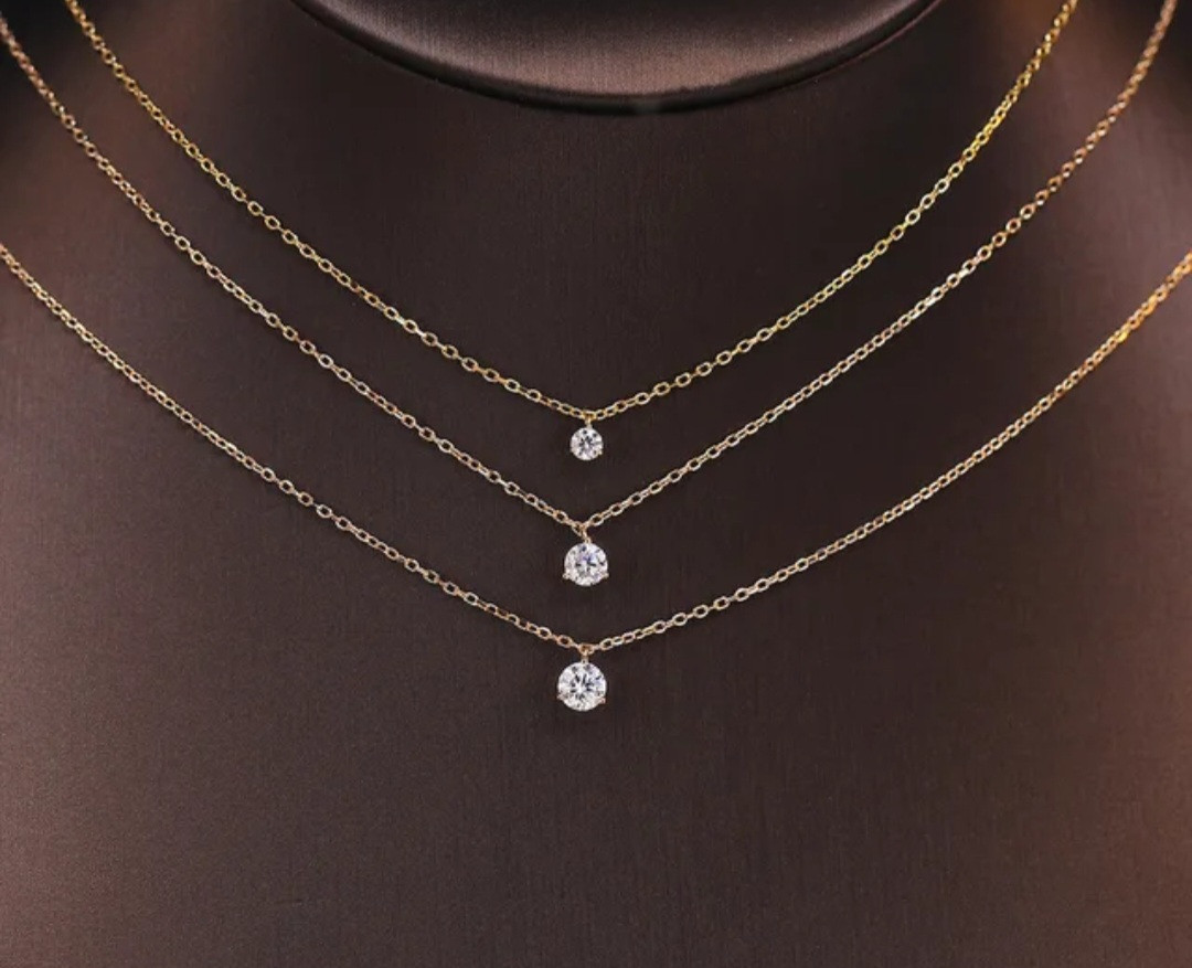 Срібний ланцюг з муасанітом 4 мм, фото 1