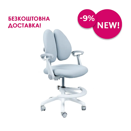 Дитяче комп'ютерне крісло Fundesk Ottimo Grey, фото 1