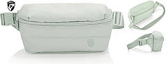 Сумка поясна бананка жіноча Heys Puffer Waist Bag Sage Green (30125-0138-00) 930935 водостійкий поліестер