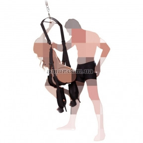 Секс-гойдалка, що чіпляються на двері Fetish Fantasy Series Spinning Fantasy Swing Black
