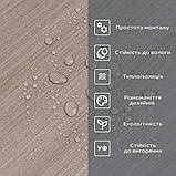 Самоклеюча вініловая плитка в рулоні 0,6*3m*2мм Мат SW-00002053, фото 5