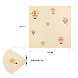 Панель стінова 3D 700*700*4mm повітряні кулі рогожка (D) SW-00001973, фото 3