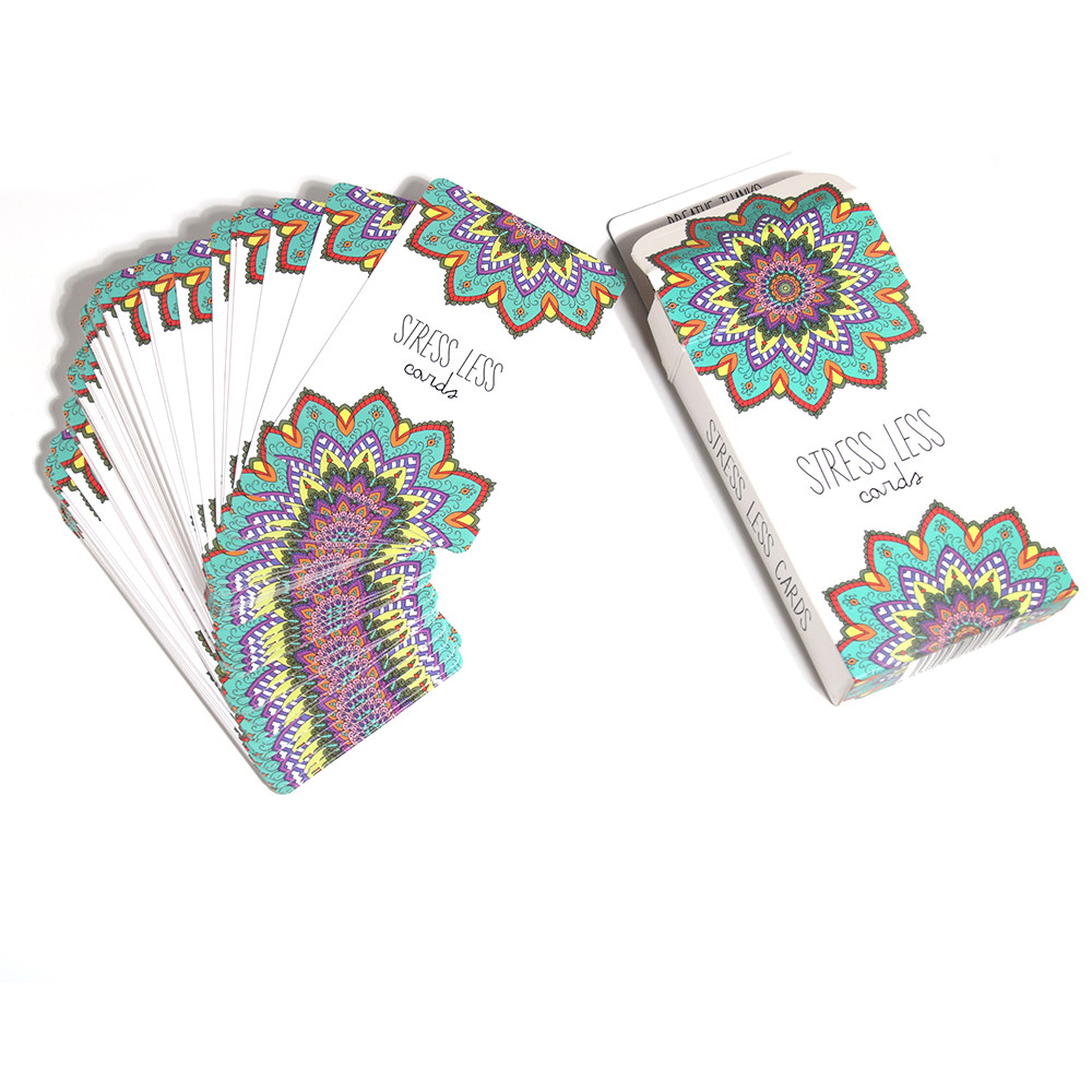 Настільні ігри Англійською мовою English Stress Less Cards. Антистресс карти гральні, фото 1