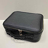 Косметичка-органайзер із дзеркалом A-PLUS 9228 Чорний, фото 4