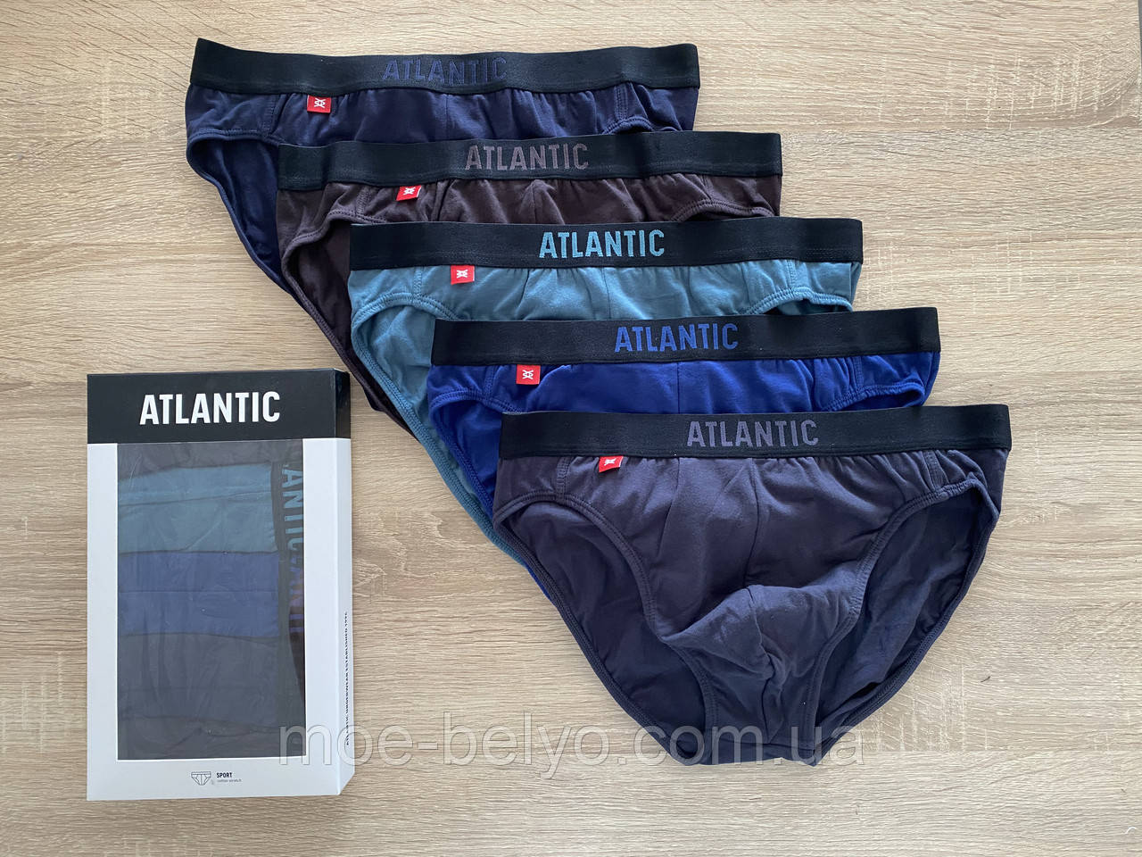 Чоловічі труси чоловічі труси atlantic атлантік 5SMP-004 набір 5 шт