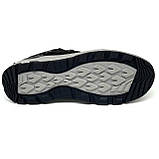 Чоловічі шкіряні матові кросівки чорно-сірого кольору MIDA 112543(441) розмір 40, фото 9