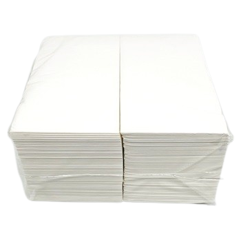 Серветка 2сл 33см 1/8 складання біла 125 шт/уп