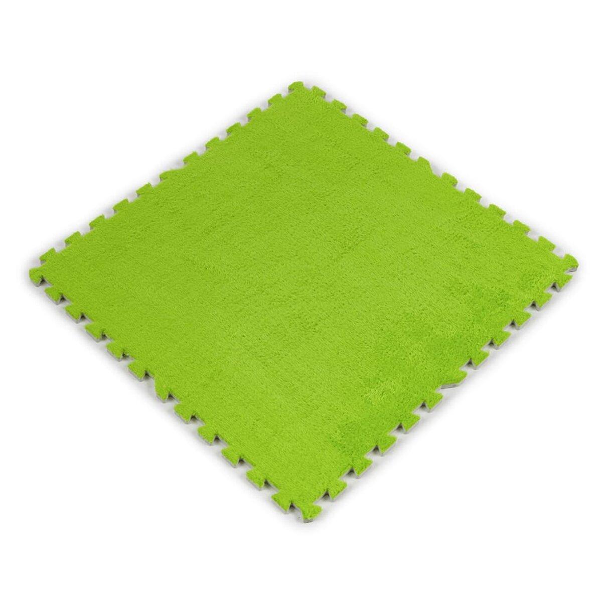 Підлога-пазл плюшевий САЛАТОВИЙ 60*60*1cm (D) SW-00002095, фото 1