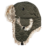 Зимова шапка вушанка Mil-Tec Olive 12104601 - розмір S-55-56, фото 3