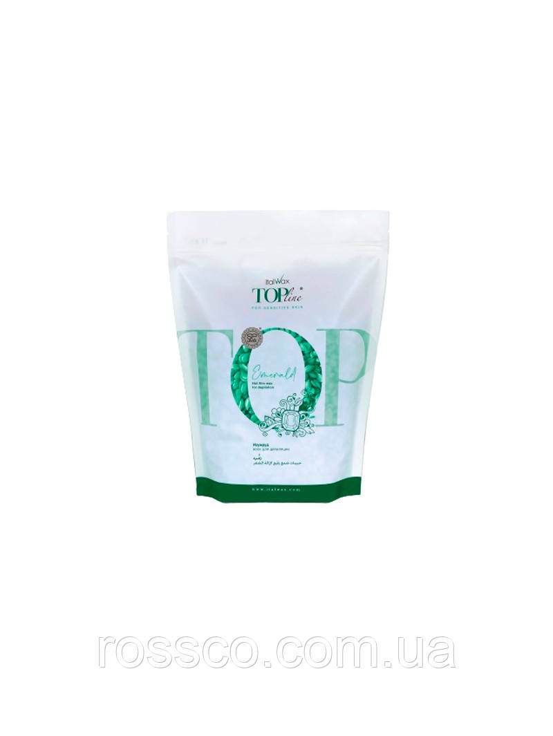 Гарячий плівковий віск у гранулах Italwax TOP LINE - Смарагд, 750 гр.