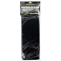 Серветка мікрофібра чорна Micro Clean Microfibre Black 37 x 37 см Zollex 17501