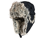 Зимова шапка Mil-Tec чорна вушанка 12104602 - розмір M-57-58, фото 4