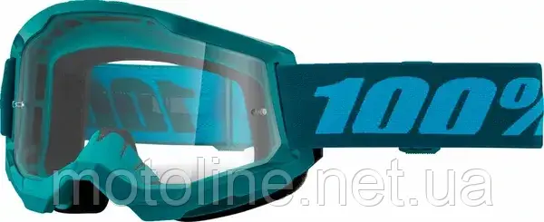 Окуляри 100% Strata 2, Stone, прозора лінза, фото 1