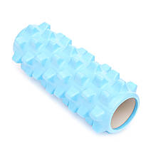 Масажний ролик Cornix EVA 33 x 14 см (валик, ролер) XR-0324 Sky Blue Poland, фото 5