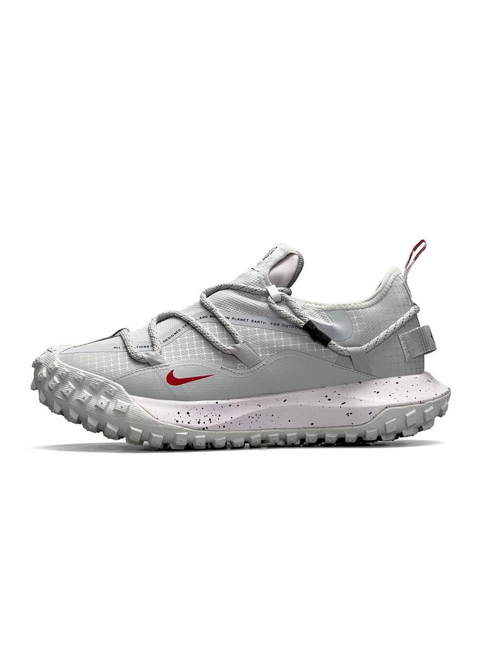 Чоловічі текстильні кросівки Nike Acg Mountain Fly Low Grey, кеди чоловічі Найк сірі текстиль 41