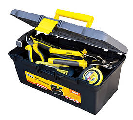 Скриня для інструментів  з пластиковими замками 16" 395х223х165 мм