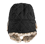 Зимова шапка вушанка Mil-Tec-чорна 12104602 solve, фото 2