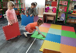 М'яка підлога "Старт" килимок пазл 50х50х1см TIA-SPORT