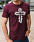 Православні чоловічі футболки з релігійною символікою Хрест, бавовняні розмір S, фото 7