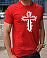 Православні чоловічі футболки з релігійною символікою Хрест, бавовняні розмір S, фото 8