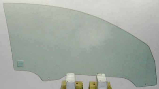 Скло дверей передніх лівих Peugeot 206 98-09 3D HB Xinyu 2 отв., фото 1